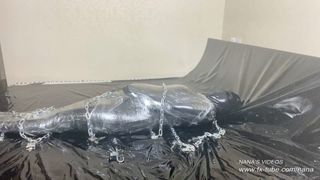 Bodysuit with 5 layers and mummification - Leather Girl