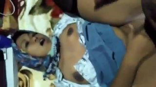 Hijab Indonesian Wife Fuck and Masturbating