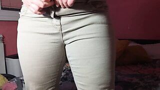 Mom tease step son in jeans, then fuck and squirt