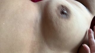 Bhabhi creamy pussy fucked with bouncing milky boobs