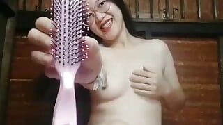 Hot Asian pussy girl show her body
