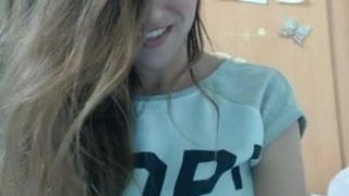girl on webcam