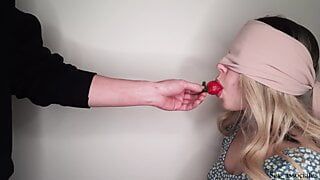 A game of taste. My best friend tricked into sucking my dick and swallowing cum