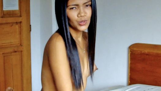 TrikePatrol - Perky Tit Pinay Spreads Legs For Foreign Meat Pole