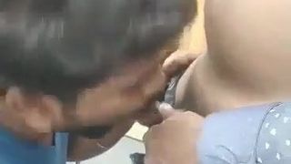 Tamil guy sucking dick in canteen