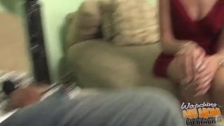 Son watching his step mom having sex with Black Dude