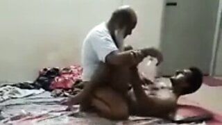 Older Arab daddy fucks his mate.