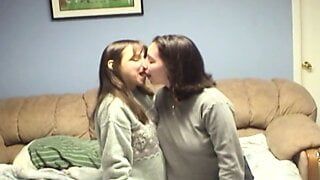my mature wife and big natural boobs - amateur lesbians