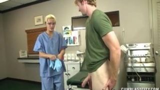 Sexy Doctor Causes A Huge CUmshot