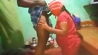 Tamil aunty doggy style with hasband