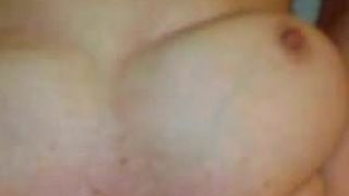 Wife Deep throating and playing