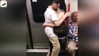 Shame! People in Chinese Metro do obscene things.