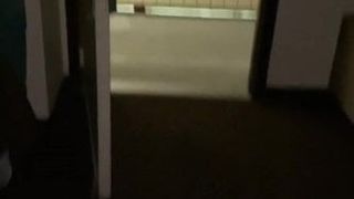 Fucking hotel door wide open