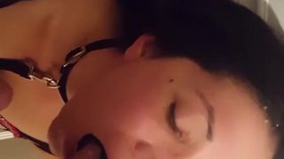 Online Whore with panties in her mouth