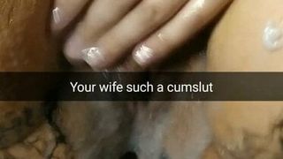My wife is a cum addicted nympho slut for breeding- Milky Mari