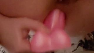 Huge lips anal dildo