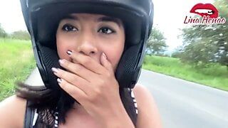 I masturbate in public on a motorcycle