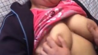 Playing With Asian Granny Tits