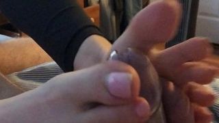 Chastity Foot Tease