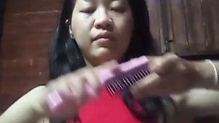 Asian alone at home – horny homemade masturbation video 21