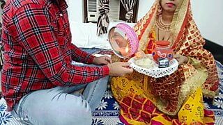 Karwa chauth special 2022 indian xxx desi husband fuck her wife hindi audio with dirty talk