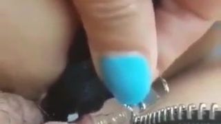 Ouch pain pussy in zip