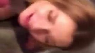 girl gives head at the party