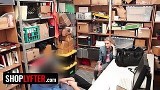 Shoplyfter - Skinny Blonde Cutie Emma Hix Gives Her Pussy To Security Officer To Get Out Of Trouble