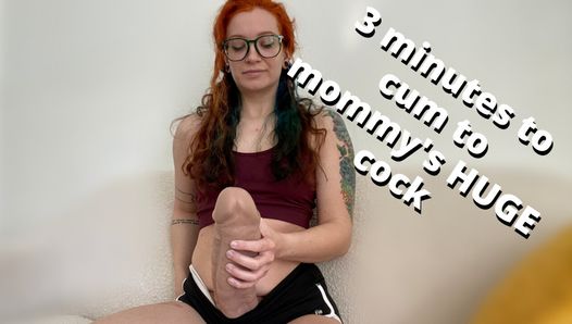 you get 3 minutes to cum to mommy's huge cock - full video on Veggiebabyy Manyvids