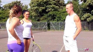 Hot Mom Jess tricked to Fuck by Son's best Friend after Tennis match