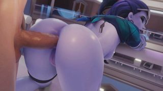 Widowmaker Anal Doggystyle (Animation With Sound)