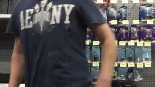 Flashing dick in Walmart!