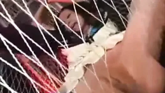 Asian Teen Made To Orgasm In A Rope Swing