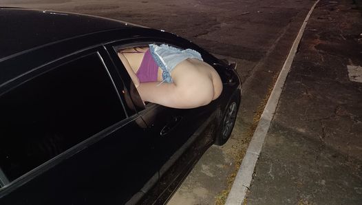 Brand new wife with ass out on the street in public for strangers dogging