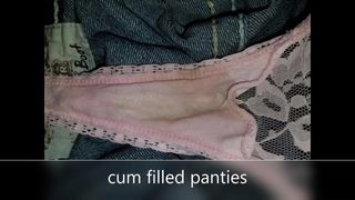 brought home cum filled panties