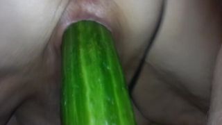 Cucumber fucking!
