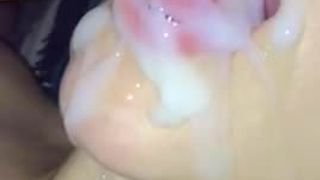 Cum in own mouth inspiration 2
