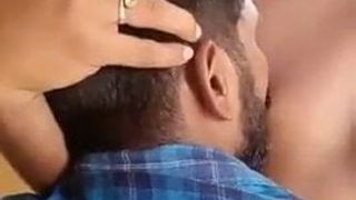 indian gay feeding guy with his boobs