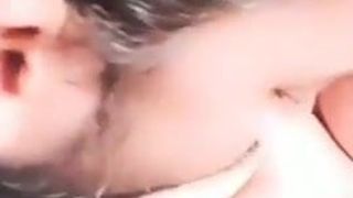 Nude video calling and sucking boobs boyfriend
