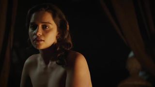 Emilia Clarke Nude in ‘The Voice from the Stone’