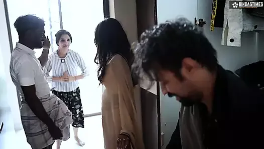 Des stars du porno indiennes se battent avec un chat dans les coulisses. bts se transforme en baise hardcore. film complet