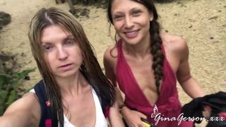 Gina Gerson y Talia Mint disfrutan de unas vacaciones sexy