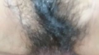 Bareback wet tight hairy Guatemalan pussy