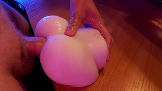 Bubble ass toy fucking