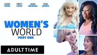 Время для взрослых - мир женщин: Kenna James, Christy Love, Candice Dare и Mocha Menage - полная сцена