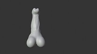 3d very big and thick dick