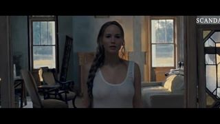 Jennifer Lawrence Nude Tits & Butt In See Through Nightie