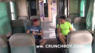 straigth arab fuck barebak a gay in train public