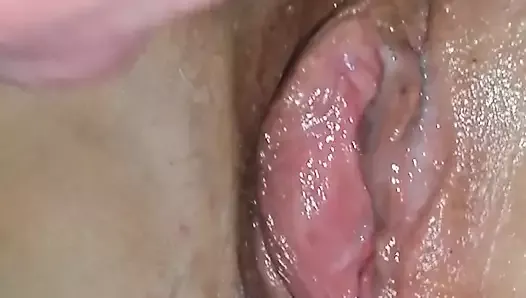 Master licking thizz little Pic&#x27;s wet Pussy, licking a squirting Pussy