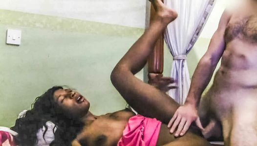 Skinny Zulu Teen Reaches Nirvana While Taking a White Cock